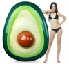 Moda nuovo Avocado gonfiabile galleggia estate acqua galleggiante lettino divano sedia piscina d'acqua tubi letto frutta anelli di nuoto materasso giocattoli da spiaggia