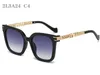 Sonnenbrillen für Männer und Frauen, Luxus-Sonnenbrillen, Herrenmode-Sonnenbrillen, Vintage-Damen-Sonnenbrillen, neuer Stil, Unisex, ausgehöhlte Metallkette, Designer-Sonnenbrillen 2L3A24
