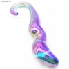 Massage Glass Material Anal Plug Butt Plug Female Masturbation Tool G-spot Vaginal Stimulator Prostate Massager Pussy Sex Toys for Woman L230518