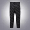 Men's Pants Mens Plus Size 8XL Winter Thick Warm Padded Windbreaker Underwear Outdoor Sportswear Man Large Windproof Trousers