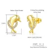 Charme Amour Symbole Saut Coeur Dauphin Boucles D'oreilles pour les Femmes Oreille Rencontres Cadeau De Mode Bijoux R230603