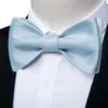 Papillon da uomo di marca Papillon squisito nodo a farfalla cravatta da uomo accessori tinta unita cravatta formale abito commerciale festa di nozze