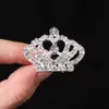 2PCS Hair Accessories 1Pcs Crystal Princess Crown Comb Girls Kids Rhinestone Tiara Clips Costume Birthday Party Headwear Gifts