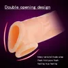 Masseur cockrings Anneau Réutilisable Cock Lock Sleeve Anneaux Hommes Retarder L'éjaculation Érotique Sex Toys pour Couple Pénis Érection Élargissement Produits L230518