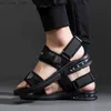 2021 männer Sommer Hause Flache Sandalen Air Mesh Hausschuhe Bad Im Freien Strand Schuhe Flip-Flops Mode Marke Schuhe Innen Rutschen mann L230518