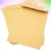 Emballage cadeau Enveloppe de couleur unie Enveloppes vierges pour colis Sac en papier kraft brun Envoi recyclé