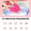 Vibrador massageador de cabeça dupla, vibrador para mulheres, casais, vagina, ponto g, estimulação do clitóris, plug anal, vibradores femininos