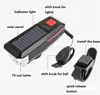 350 Lumen Solar Power Bike Light Front USB -платный светодиодный велосипед