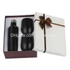 Mugs 3Pcs / Set Coffret cadeau en acier inoxydable à double paroi avec une bouteille de 500 ml et deux gobelets à vin de 12 oz