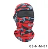 CAMO BALACLAVA Pokrywa głowa czapka CS taktyczne polowanie na motocykl rowerowy rower w wiatroodpornym kapeluszu kapelusz nagłówek antydust zimowy okładka na szyję narciarską