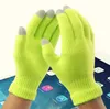 Guantes de invierno cálidos de lana de punto para hombres y mujeres Guantes de invierno de la mejor calidad Guantes funcionales unisex para guantes de pantalla táctil de teléfono