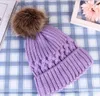 winter thick fleece lining beanie comfrotable soft acrylic hat korean design fur pom ball caps festival christmas women girls ear warmer cap