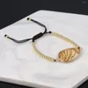 Strand Natural Stone Lapis Lazuli Bracelet Banhado a Ouro Alloy Chain Quartz Charms For Women Girls Reiki Healing Gifts
