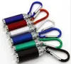 Mini Torch Key Chain Ring PK Keyring White LED Lights Light flashlights Keychain Flashlight wholesale outdoor sport torch lamps