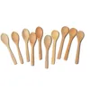 13cmx2.7cm Wooden Spoons Honey Spoon Spoons wood Spoons 6 styles