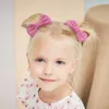 Haaraccessoires Effen Kleur Katoen Strikken Clip Voor Kinderen Meisjes Haarspelden Haarspeldjes Veiligheid Baby Hoofddeksels