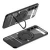 Роскошный магнитный кронштейн чистый обложка Vogue Phone Cash для iPhone 14 13 12 Pro Max Samsung Galaxy S23 Ultra Transparent Car Mount Shell поддерживает беспроводную зарядку