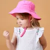 Akcesoria do włosów urocze dziecko wiadra czapki nowe wiosna dzieci solidne sunshade plażowe kapelusz na zewnątrz letnie chłopcy dziewczęta czapki rybackie dla czapek