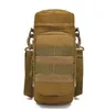 Waterproof Casual Molle Water Bottle Holder Pouch Tactical Gear Kettle Cover Waist Shoulder Bag for Army Tactical Fans Climbing Camping Hiking Traveling Bags