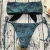 Женские купальники грудь грудь узел Bandeau Bikini Brazilian 2023 Vintage Biquini Bathing Soirt Swim Maillot de Bain Beach Wear Swimwear Женщины купания J230603