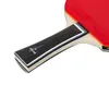 Raquettes De Tennis De Table Raquette De Tennis De Table Longue Poignée Forte Spin 7 Ply Bois Raquette De Ping Pong Avec Étui Pour Enfants Adulte Formation 230603