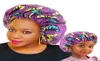 2 PCSSESS MOMY و ME SATIN BONNET قابلة للتعديل طبقة مزدوجة قبعة نوم الوالدين والأطفال الطباعة الأفريقية غطاء الشعر غطاء الطفل القبعة 9452947
