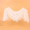 Scarves Sun Flower Style Women's Sweet White Hollow Crochet Lace Tassels Knit Wide Collar Cape Shawl