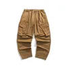 Pantaloni da uomo Uomo Multi-tasca Allentato Casual Gamba larga Cargo Cityboy Giappone Streetwear Moda Abbigliamento da lavoro Pantaloni Pantaloni sportivi da jogging maschile