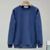 Nya herrtröjor Polo Sticked Cotton O-Neck Sweatshirt Pullover Fashion Paris långärmad asiatisk storlek