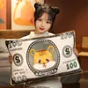 Plüschpuppen 60 cm USA-Dollar-Kissen für Mädchen, Cartoon-Geld, Stofftier, Tiger-Spielzeug, weiches Umarmungskissen, Kinder-Frauen-Geschenk 230603