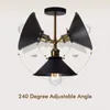 Lampy ścienne Lampa LED w stylu Loft Home Home Industrial Decoracion Pared Retro Lighting Iron Shade E27