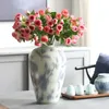 Decorative Flowers 2pcs Creative Home Decoration Simulation Arrangements Living Room Ornaments Women Men Birthday Gift