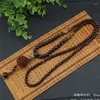 Collares pendientes Cuentas Vajra Bodhi Rudraksha Semillas Muñeca Mala Oración budista tibetana Japa Rosario Pulsera Mujeres Hombres Collar pulsera