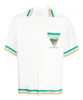 2023SS Kazablanka Tenni Club ipek gömlek moda erkekler tasarımcı plaj gömlek Kazablanc Polo284f