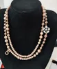 Naszyjnik Choker DIY Pearl for Women Camellia warga nr 5 wisiorka długa biżuteria