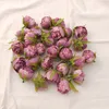 4 cm nuovo stile olio bocciolo di rosa teste di fiori di seta artificiale decorazione di nozze ghirlanda manuale fai da te piccolo fiore finto artigianale