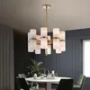 Lampy wisiorki amerykański styl krajowy prosty osobowość kreatywny miedziany żyrandol retro moda w sypialni salon lampa jadalnia