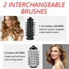 Hair Straighteners 3 in 1 Rotating Electric Hair Straightener Brush Hair Curler Hair Dryer Brush Air Comb Negative Ion Hair Styler Comb 230603