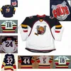 C2604 THR 18 Rick Hwodeky Barrie Colts Jerseys 24 Fab Ricci 5 Cation 32 Smith 44 Crombeen Hockey Jerseys