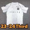 23 24 Hokkaido Consadole Sapporo J-League voetbalshirts #10 MIYAZAWA #9 SUZUKI A.LOPES Home rood Uit zwart Derde wit Voetbalshirt Korte mouwen Uniformen Shirts