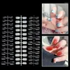 Kunstnagels 120 STUKS Vingerlak Snelle verlenging Tips Nep Natuurlijke Lange Vierkante Korte Manicure Naadloze Schimmel Volledige Cover Nail Tool