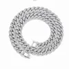 13 mm Cuban Link Chain Discoteca Homem Bracelete de Moda Colar Cadeia Elo Cubano