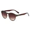 Tom-Fords A15 Retro Leopard Print Circular Sunglasses Men Driving UV Classes Women Thoughts Thoughts Sunglasses Dihy