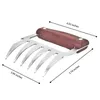 BBQ Tools Akcesoria 1PC Niedźwiedź Claws Grilla Pull Shred Pork Shredde Manual Meal Clamp Pieczenie Kuchnia narzędzie BBQ 230603