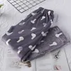 Vêtements de nuit pour femmes Hiver Pyjama Pantalon Femmes Chaud Flanelle Animal Impression Pijamas Bas Femme Mignon Dessin Animé Maison Vêtements Sommeil Bas