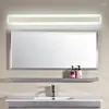 Lámparas de pared Luz de espejo LED más larga AC85-265V Lámpara de acrílico cosmética moderna Iluminación de baño a prueba de agua