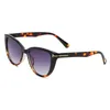 Gafas de sol de moda Caja con estampado de leopardo Gafas de sol TOM Gafas de conducción para hombre Gafas de sol con foto para mujer A14