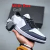 Golf Ayakkabı Chicago UNC Low 1S Koşu Ayakkabı Uygulamaları Volt Accents Metalik Yeşil Parçalanmış Backboard Eastside Golf Kraliyet Ayak