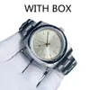 Local Warehouse Mens Automatic Mechanical Watches 36 41MM Full Stainless steel Luminous Waterproof 31MM Women Watch Couples Style 245V