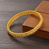 Bangle Dubai Bangles For Women Middle East Gold Color Ethiopian Saudi Arab Bracelet Wedding Bride Jewelery African Birthday Gift